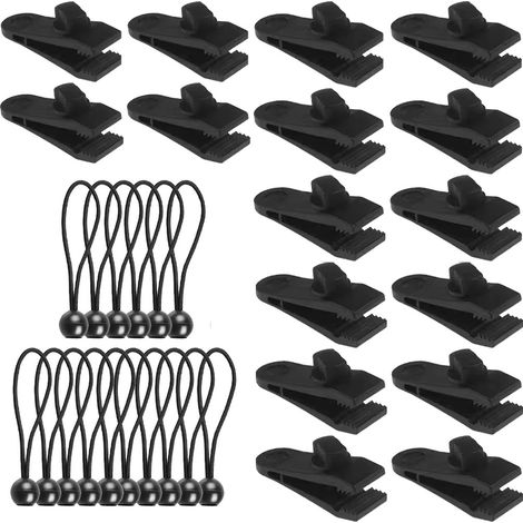pinces pour toile auvents cordelette agrafes boucles et sangles tentes de tente bâches bateau (1/5)