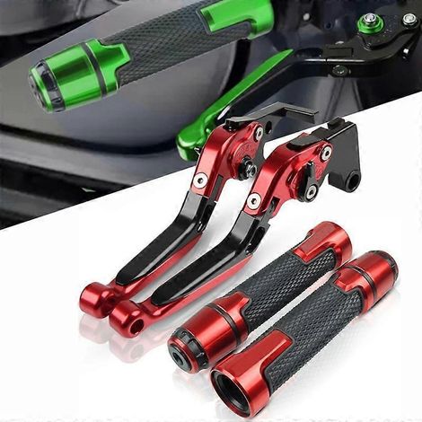 Compatible avec BMW F900R F900XR 2020-2021 : modification de la tringlerie de frein, du klaxon et de l'embrayage (bleu, paire). (1/5)