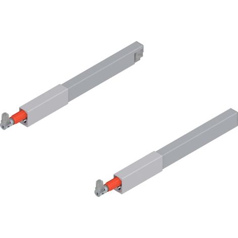 Blum TANDEMBOX Railing longitudinale (supérieure), pour tiroir frontal, NL 270 mm, gauche/droite, pour TANDEMBOX intivo/antaro, pour TANDEMBOX antaro, R9006 aluminium blanc (1/2)