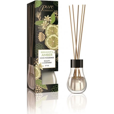 Set de 6 difusores de fragancia Pure Essence de bergamota y ámbar, 25 ml. (1/2)
