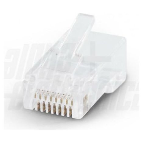 Alpha elettronica connettore rj45 passante cat.6 94-914/6 (1/4)