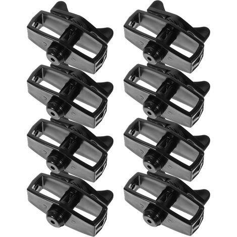Electric Cable Tensioner for Fence Wire, 8 Pcs Black Metal Wire Rope Tensioner Kit Portable Tension Tool for Agricultural and Garden Fencing, Heavy Duty Wire Rope Tensioners (1/5)