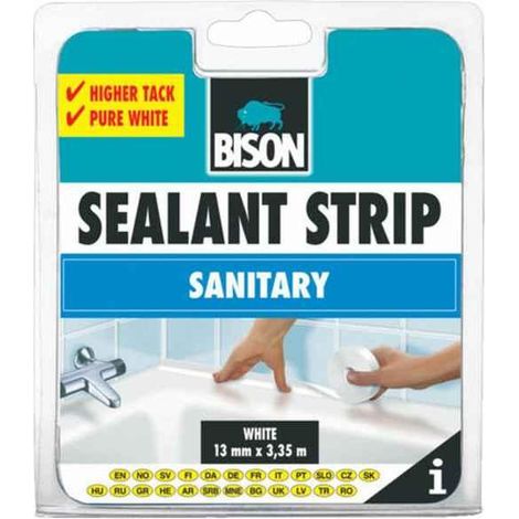 Ruban isolant Bison 6302090 13 mm 3 35 m blanc