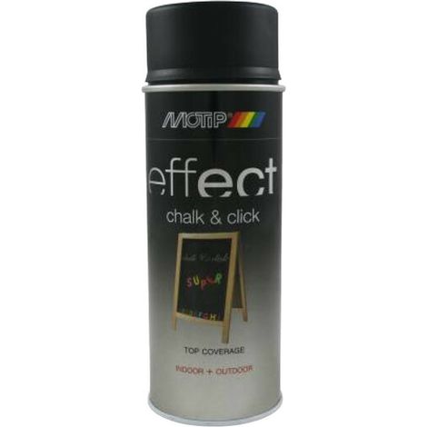 Peinture magnétique tableau noir en aérosol 400 ml motip Chalk and Click (1/5)