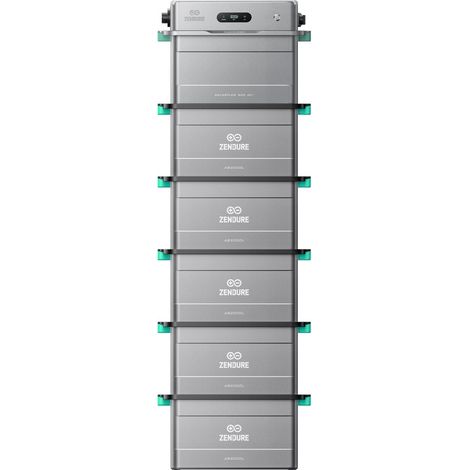 Zendure SolarFlow 1600 AC+ – Balkonkraftwerk mit Speicher, 1600W AC bidirektional, 1,92 kWh Akku, erweiterbar bis 11,52 kWh, Plug & Play, IP65, mit 5xAB2000L