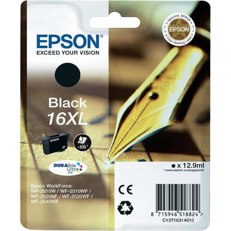 Cartucho Epson 16XL Negro WF-2010 WF-2520 WF-2530 WF-2054 (1/2)
