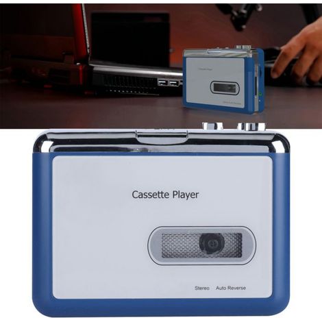 Lecteur De Cassettes Bluetooth - Automatique Inversion - Pour Transfert Audio Sans Fil Vers Casque Ou Haut-Parleur - 1 Pièce (1/5)