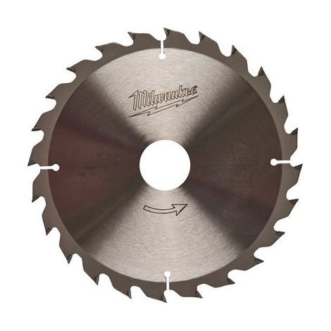 Sierra circular Milwaukee 160x20x2.2x48z para madera - corte limpio CSB P W (1/2)