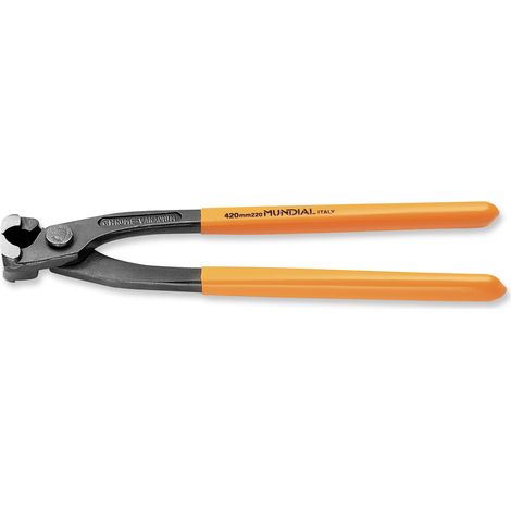 TENAGLIA PINZA TRONCHESE CEMENTISTI FERRAIOLI L.250mm PLASTIFICATA ACCIAIO Cr-V