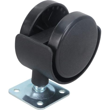 de 8 roulettes pivotantes en nylon avec frein pour fauteuils