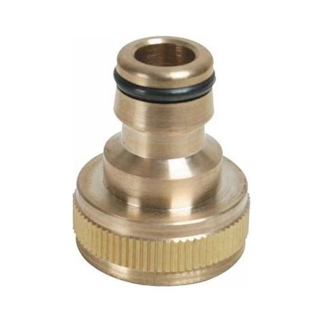 Connecteur de robinet - SILVERLINE - Nez de robinet en laiton - Raccord rapide - 3/4" BSP - Durable