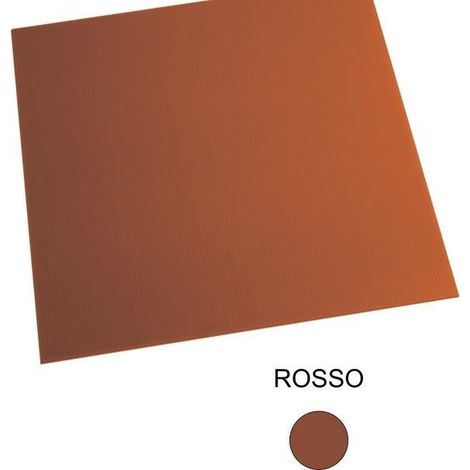 ONDA ALVEOLARE ROSSO 50X50 SP2,5