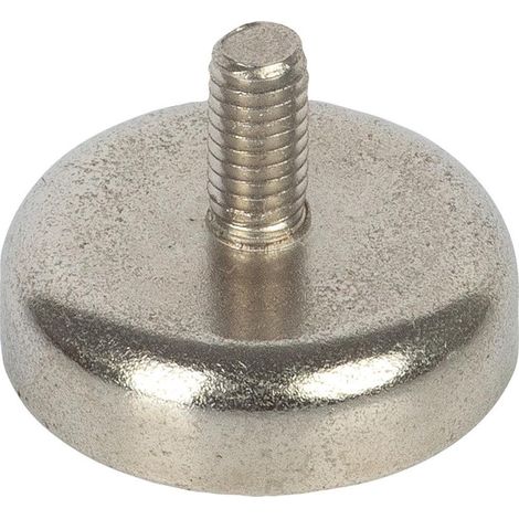 Magnete in neo.ø20.h14 pentola. Con contenuto di viti M4.Sil: 1