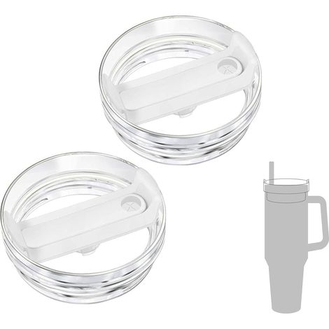 40 oz Replacement Lids for Stanley Cups, 2 Pack, Spill-Proof Lids for Stanley (1/5)