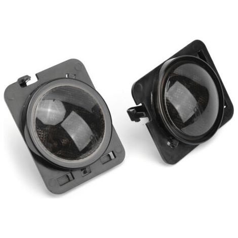 Feu de position latéral LED DC 12V, avec lentille de couleur fumée de remplacement, pour Jeep Wrangler JK JKU 2007 – 2018