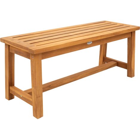 Banc de jardin en teck Broome 110 cm (1/5)