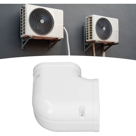 Coude horizontal 403 pour unités intérieures et extérieures, rainure décorative pour tuyau en cuivre de climatisation, kit de cache-tuyau en PVC, accessoires pour tuyaux de climatisation (1/5)