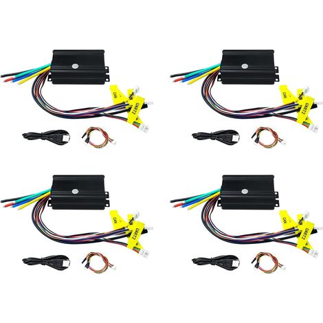 4X Contrôleur de  sans Balais 75100 FOC ESC à Entraînement pour Scooter Électrique 4-16S 50A 75V Contrôleur de Vitesse (1/5)