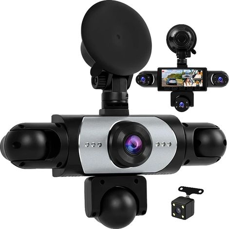 Auto-Dashcam, 1080P Auflösung, Unterstützung für mehrere Kameras, mit 64G Karte (1/2)