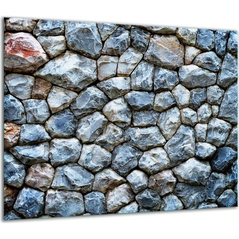 PIASTRA DI PROTEZIONE IN VETRO PER FORNELLO 60x52 PIETRA (1/5)