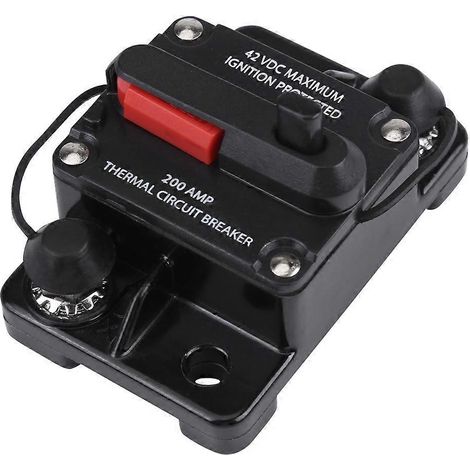 DC12V-42V Autoradio-Audio-Inline-Schutzschalter mit manueller Rückstellung (200A)