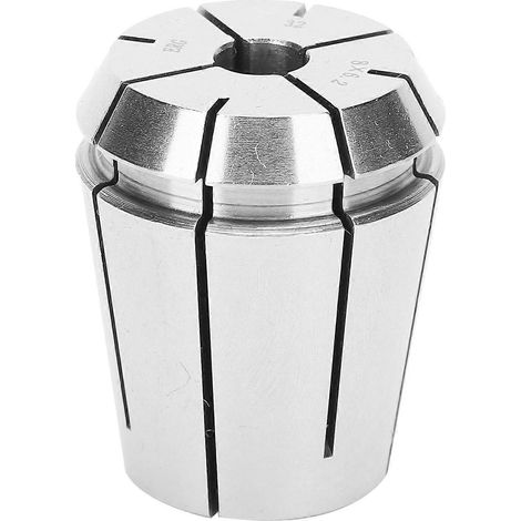 Fräs-Drehmaschinen-Spannzange, Graviermaschinen-Hardware-Werkzeug ERG32 DINM8 8 x 6,2 mm Vierkantbohrung hinten