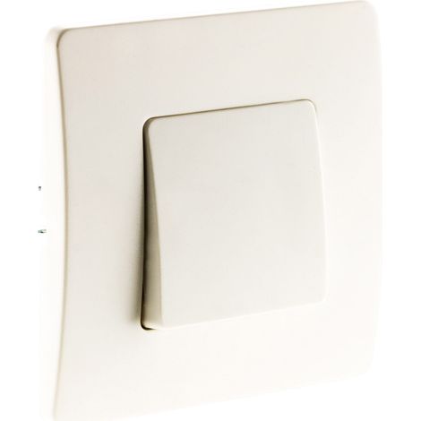 Zenitech – Interrupteur va-et-vient à bornes automatiques blanc 10A – Puissance 2300W sous 230V – Installation rapide et sécurisée – Certifié NF et CE