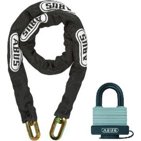 Abus Candado impermeable con cadena negra 1100 mm