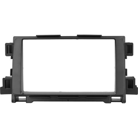 Kit d'encadrement de façade radio 2 DIN pour Mazda 6/CX-5/Atenza, panneau de montage autoradio GPS, garniture de console, adaptateur DIN double, noir. (1/5)