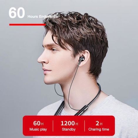 casque d'écoute sans fil Bluetooth avec 60 heures d'autonomie stéréo basse affichage multicolore OREILLETTE BLUETOOTH (1/4)