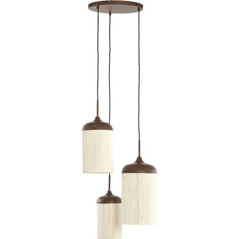 Light & Living - suspension - Danialo - beige crème - métal - Ø (1/3)