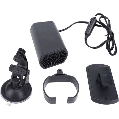 Ventilatore riscaldante rotante a 2 velocità per auto, sbrinatore, antiappannamento, riscaldatore invernale silenzioso, 150 W, per veicoli, camion. (1/5)