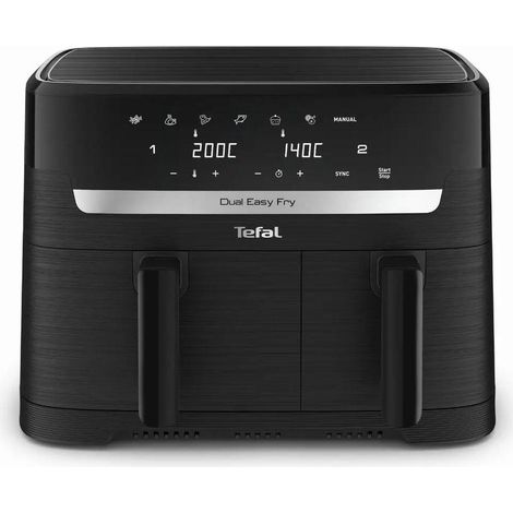 TEFAL Easy Fry EY901N, Heiluftfritteuse, 8,3 l, Doppel, Schwarz, Berhrung, Eigenstndig (1/3)