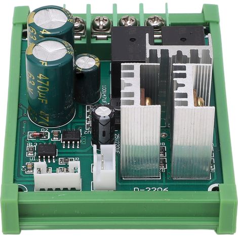 Leistungsstarkes Motortreiber-/Steuerungsmodul, PWM-Drehzahlregler für Gleichstrommotoren, DIN-Schienenmontage, DC 12–55 V (1/5)