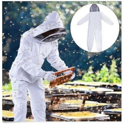 BCombinaison d\\'apiculteur en coton naturel avec voile d\\'escrime-XL (1/5)