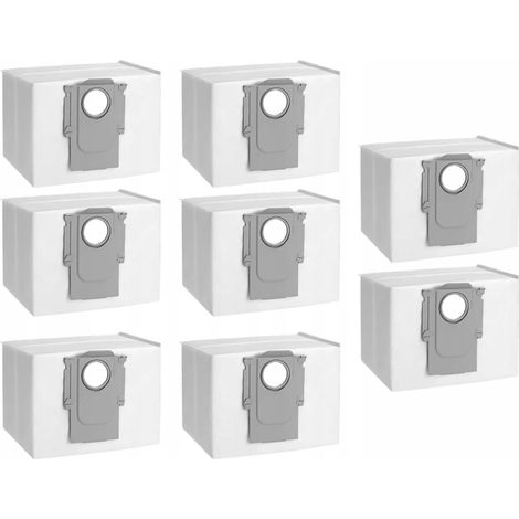 Roborock Sacs De Remplacement - 8 Pièces - 8 L - Compatible Avec S7 Maxv Ultra - Accessoires Aspirateur (1/3)