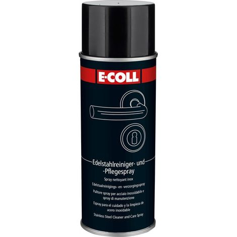 E-COLL Edelstahlreiniger- und -pflegespray 400ml (1/3)