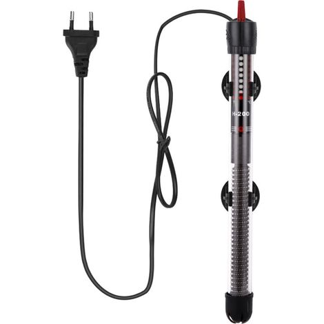 100-W-Aquarienheizung, einstellbarer Thermostat 20-34°C, Tauchheizung aus Glas für Aquarien von 50-100L.