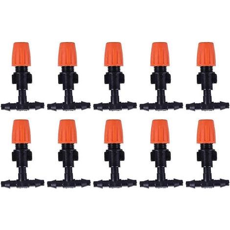 10pcs Drip Irrigation Spray Nozzles, Sprinkler Atomizers, Micro Drip Irrigation Kits (1/5)