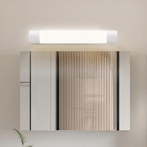 60CM 20W Applique Salle de Bain lumiere avec ,6000K Applique Led Salle de Bain Double rangée de perles de lampe (1/5)