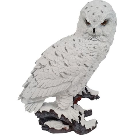 Dekofigur Schneeeule 43 x 32 x 18 cm Gartenfiguren