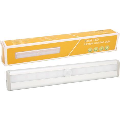 1Pcs Lampe LED avec Détecteur de Mouvement, Lumière Nocturne sans Fil pour Placard, Idéale pour Personnes Âgées et Femmes Enceintes, Éclairage Doux