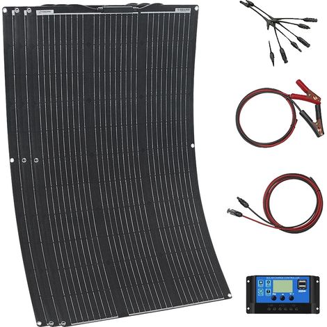 Panneau Solaire, Portable, Solution Énergétique Efficace, Kit ETFE 300W (1/2)