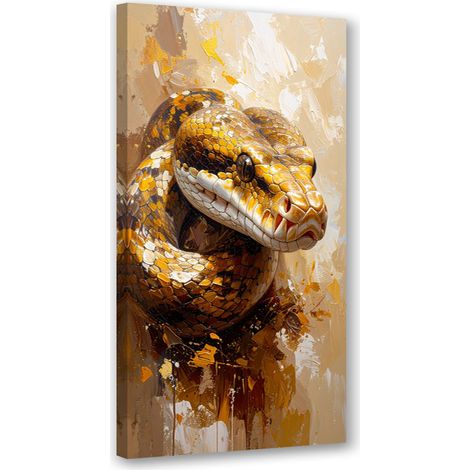 Wandbild Schlangenkopf Reptilien Tiere 40x80 cm (1/5)