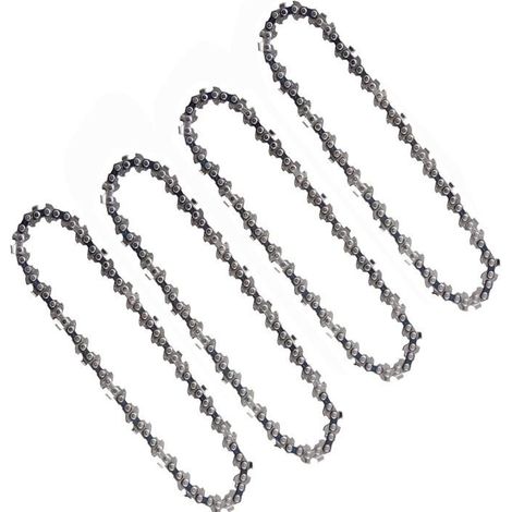 4 Pièces Chaînes De Tronçonneuse 6 Pouces 1/4 Pouces Compatibles Mini Tronçonneuses électriques Sans Fil 6 Pouces (1/5)