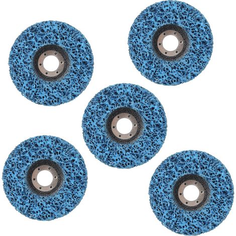 Beyamis disques abrasifs en polyéthylène pour décapage de peinture et antirouille, meule de 100 mm pour meuleuse d'angle (1/5)