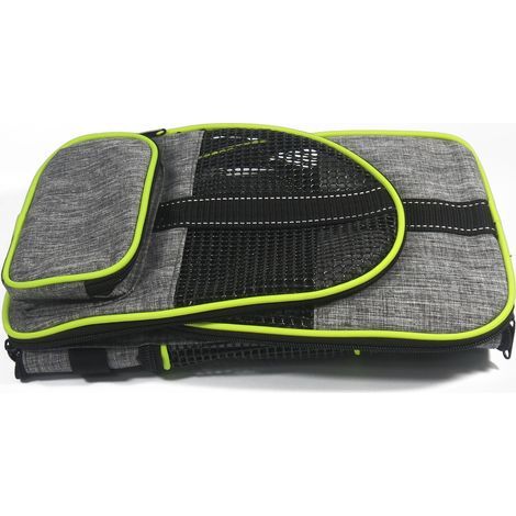 Sac à Dos Chat Chien Extensible 90%, Sac Transport pour Chat Petit Chien Respirant, Sac a Dos de Transport Chat avec Matelas en Peluche Amovible, pour Voyage en Train/Voiture/Restaurant/Avion (1/5)