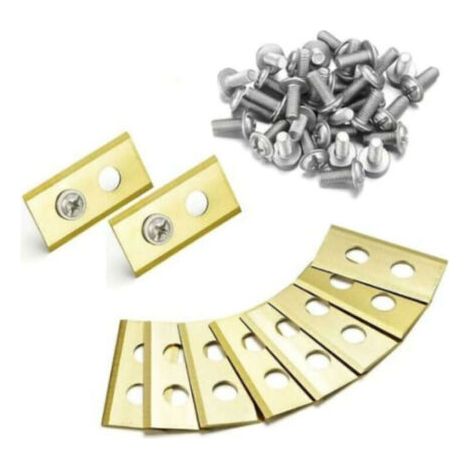 Lames de tondeuse en titane 45 x 1mm – Lames de remplacement pour Worx Landroid – Vis dacrométriques améliorées – Résistance à l'usure (1/5)
