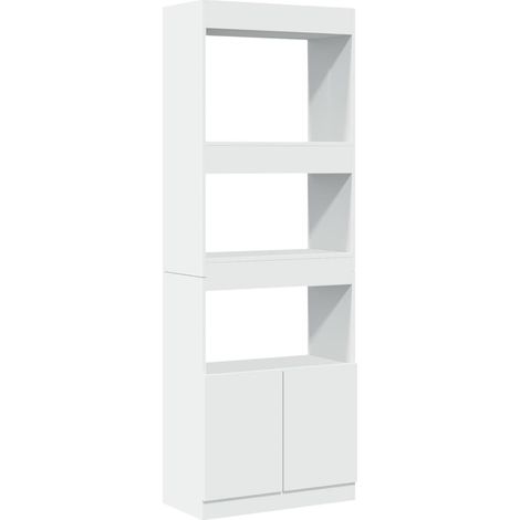 Maison Exclusive - Highboard Weiß 63x33x180 cm Holzwerkstoff