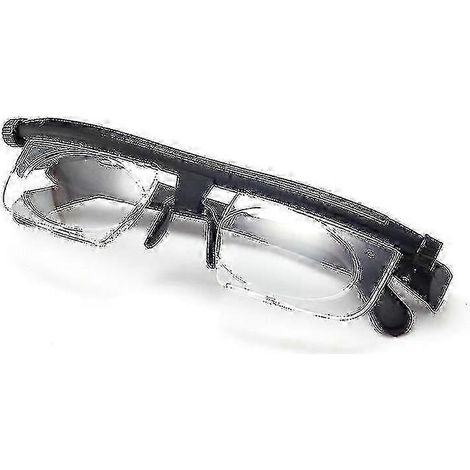 Lunettes de lecture à mise au point réglable de -3 à +6 dioptries avec contrôle de la distance focale (1/4)